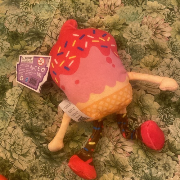 Pineapple, popcorn, show three beanie figurines - Picture 7 of 7